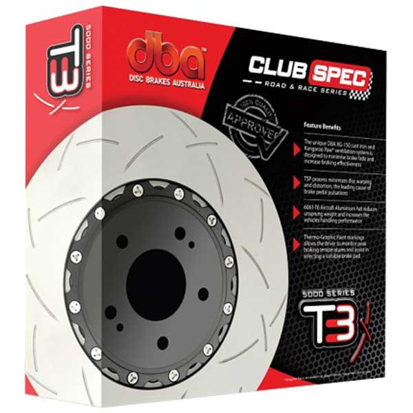 DBA T3 5000 Series Slotted Brake Rotor Ring GT86/GR86/BRZ W/ Brembo 2017+ (Front) — 3