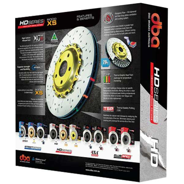 DBA T3 5000 Series XS Slotted Brake Rotor GT86/GR86/BRZ W/ Brembo 2017+ (Front) — 2
