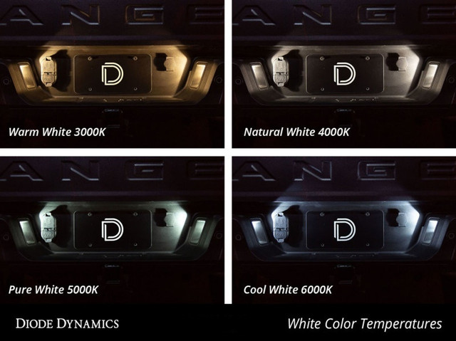 Diode Dynamics Rear License Plate LED Lights for the GR Corolla 2023+ — 2
