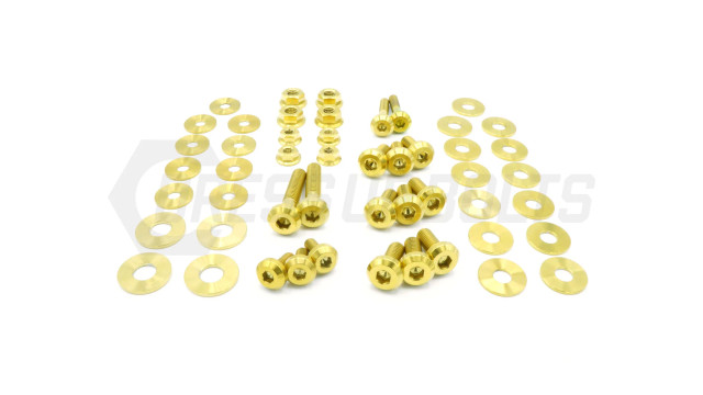 Dress Up Bolts Stage 1 Titanium Hardware Engine Bay Kit for the GR Supra 2020+ — 2