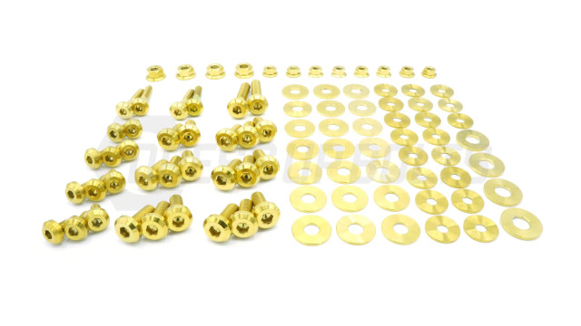 Dress Up Bolts Stage 1 Titanium Hardware Engine Bay Kit for the GT86 (2013-2020)