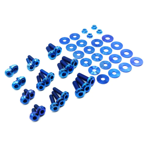 Dress Up Bolts Titanium Hardware Trunk Kit for the GR Corolla 2023+