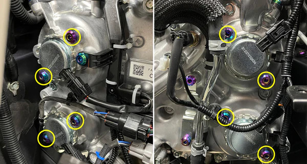 Dress Up Bolts Titanium Hardware Variable Valve Timing Solenoid Kit for the GR86/BRZ 2022+ — 2