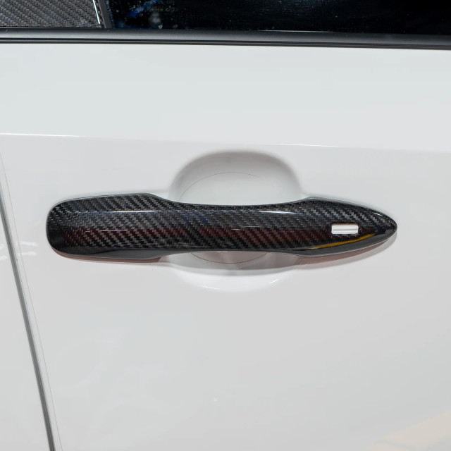 Driven.Media Carbon Fiber Door Handle Covers for the GR Corolla 2023+ — 3