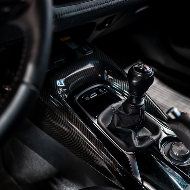 Driven.Media Carbon Fiber Front Center Console Cover for the GR Corolla 2023+ — 2