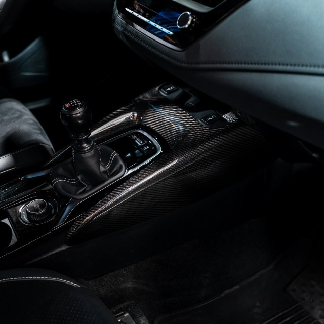 Driven.Media Carbon Fiber Front Center Console Cover for the GR Corolla 2023+ — 3