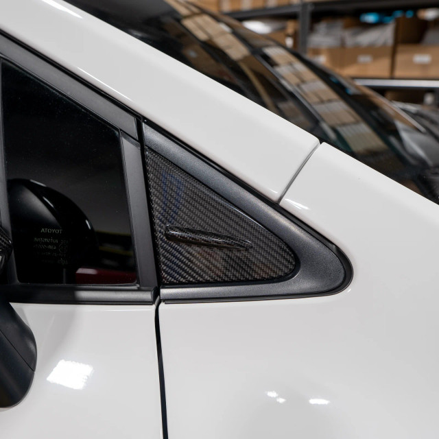 Driven.Media Carbon Fiber Front Quarter Window Trim for the GR Corolla 2023+ — 2