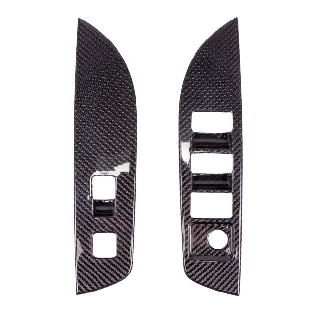 Driven.Media Carbon Fiber Front Window Switch Panels for the GR Corolla 2023+