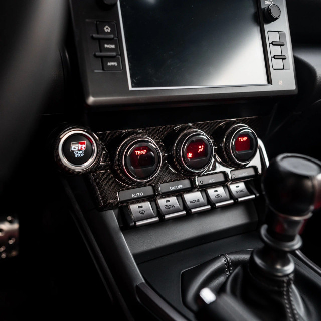 Driven.Media Carbon Fiber Knob Panel Cover for the GR86 / BRZ 2022+ — 3