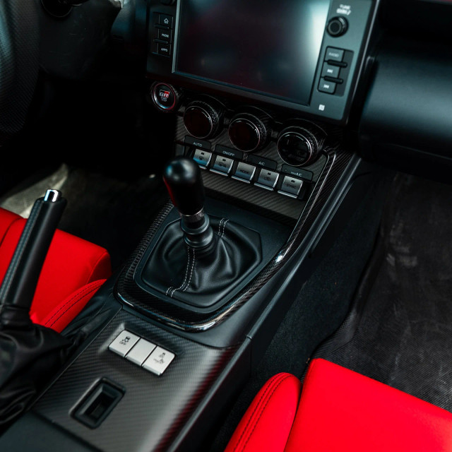 Driven.Media Carbon Fiber Outer Shifter Trim for the GR86 / BRZ 2022+ — 3