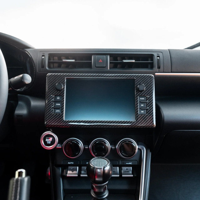 Driven.Media Carbon Fiber Radio Bezel Cover for the GR86 / BRZ 2022+ — 3