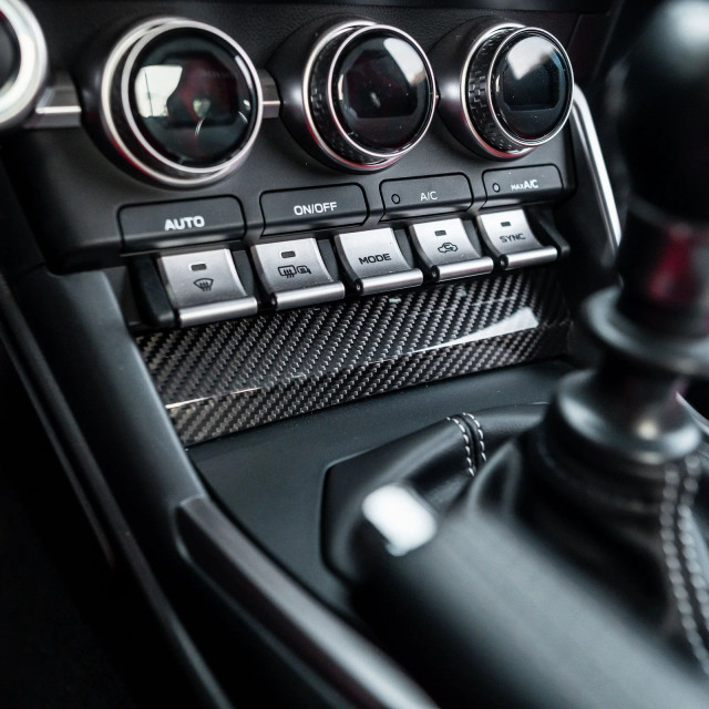 Driven.Media Carbon Fiber Switch Panel Cover for the GR86 / BRZ 2022+ — 3