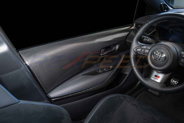 Dry Carbon Door Switch Panel Covers (Set of 4) for the GR Corolla 2023+ — 3