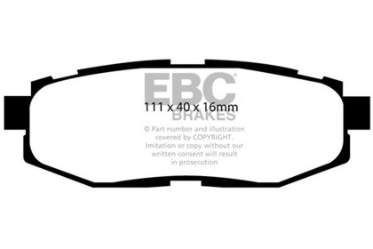 EBC Bluestuff Brake Pads for the 86 / BRZ 2013+ (Rear) — 3