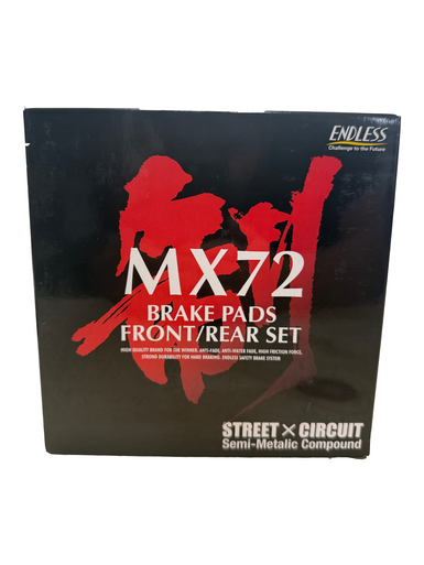 Endless MX-72 Brake Pads for the GR86 / BRZ 2017+ — 2