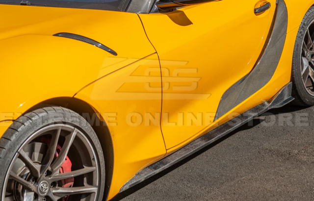 EOS A90 Carbon Fiber Edition Side Skirts for the GR Supra 2020+
