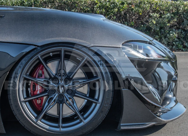 EOS A91 Carbon Fiber Front Splitter Lip for the GR Supra 2020+ — 3