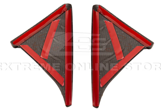 EOS Carbon Fiber Anti Wind Buffeting Deflector Covers for the GR Supra 2020+