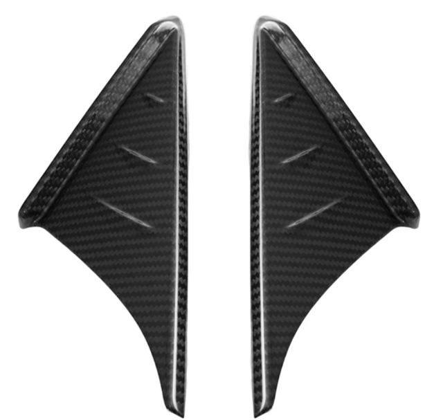 EOS Carbon Fiber Anti Wind Buffeting Deflector Covers for the GR Supra 2020+ — 2