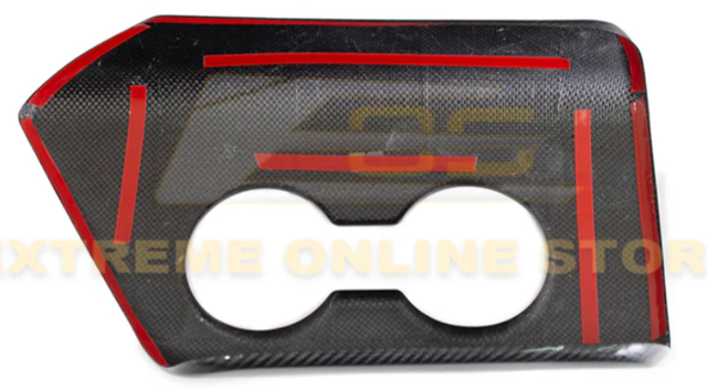 EOS Carbon Fiber Center Console Panel Cover for the GR Supra 2020+