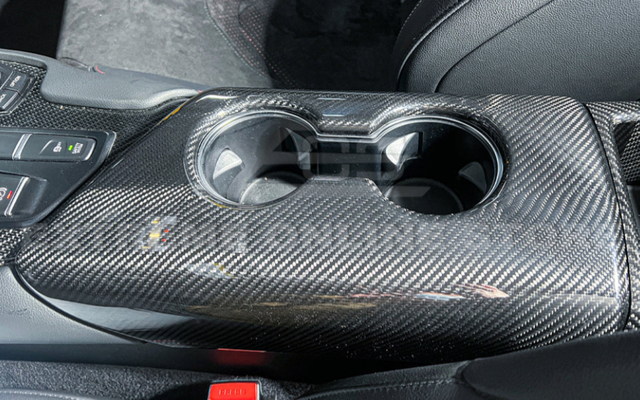 EOS Carbon Fiber Center Console Panel Cover for the GR Supra 2020+ — 3