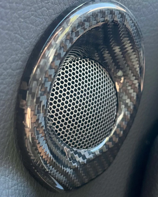 EOS Carbon Fiber Inner Door Speaker Cover for the GR Supra 2020+ — 3