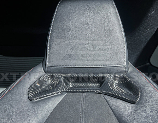 EOS Carbon Fiber Seat Chrome Delete Cover for the GR Supa 2020+ — 3