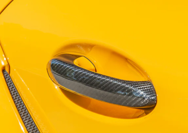 EOS Carbon Fiber Side Door Handle Covers for the GR Supra 2020+ — 2