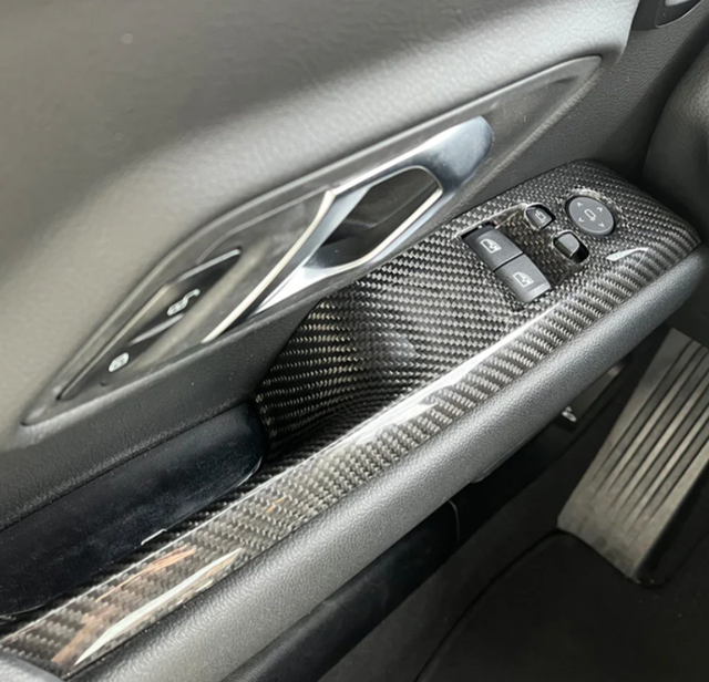 EOS Carbon Fiber Side Door Panel Cover for the GR Supra 2020+ — 2