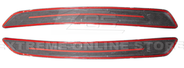 EOS Carbon Fiber Side Door Sill Plate Covers for the GR Supra 2020+