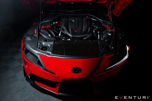 Eventuri Carbon Headlamp Race Duct for the GR Supra 2020+ — 2