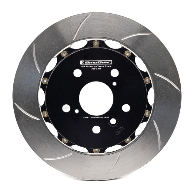 GiroDisc Slotted Rear Rotors for the GR Corolla 2023+ — 2