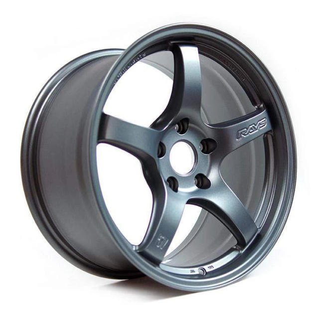 Gram Lights 57CR 18x9.5 +38 5x114.3 Gun Blue 2