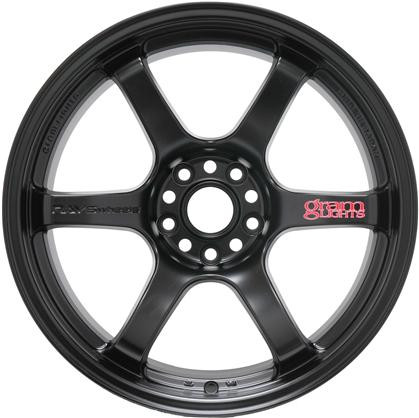 Gram Lights 57DR 18x9.5 +22 5x114.3 Semi-Gloss Black — 2