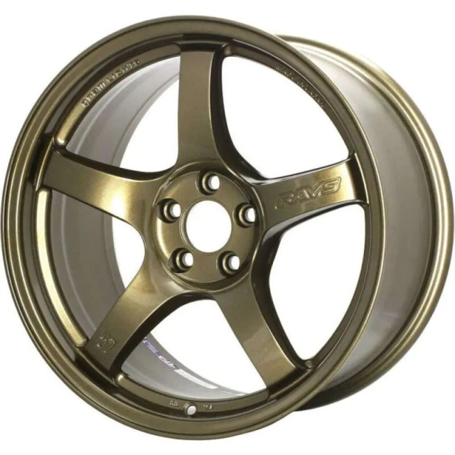 Gram Lights 57DR 18x9.5 +38 5x114.3 Almite Gold