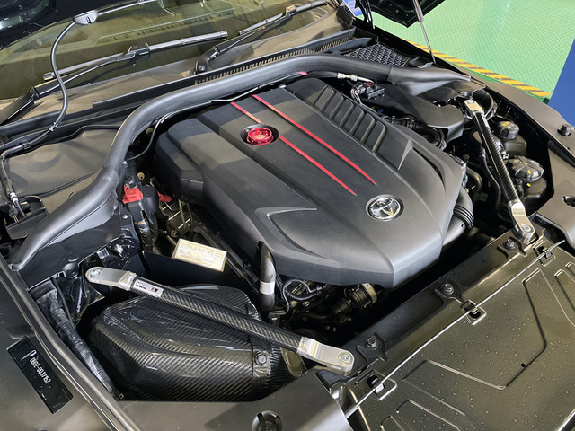 HKS Carbon Braces for the GR Supra 2020+ — 3