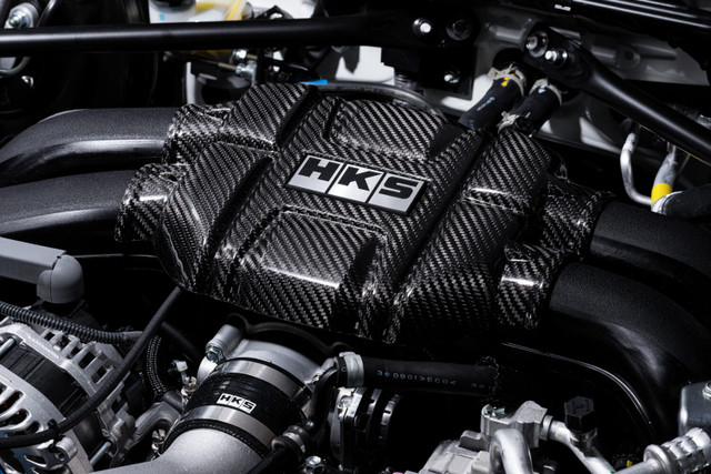 HKS Dry Carbon Engine Cover for the GR86 / BRZ 2022+ — 2