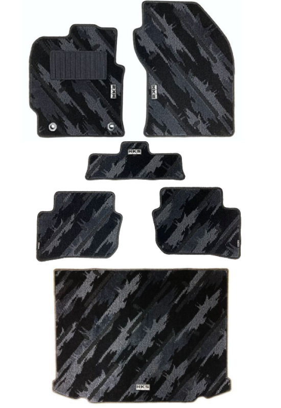 HKS Floor Mat Full Set (Monotone Oil Color - 6 Piece) for the GR Corolla 2023+