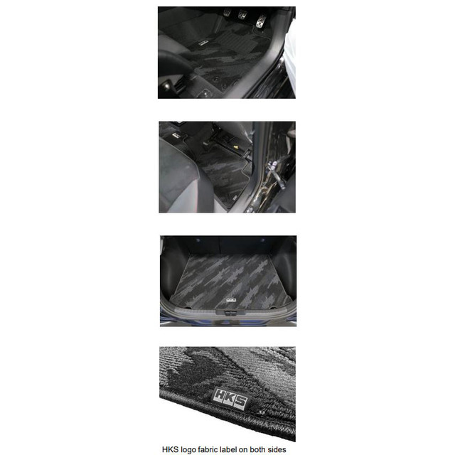 HKS Floor Mat Full Set (Monotone Oil Color - 6 Piece) for the GR Corolla 2023+ — 2