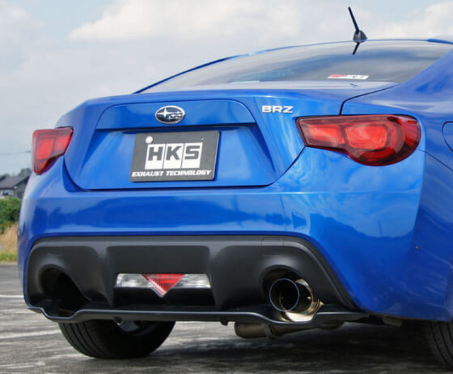 HKS HI-Power Single Racing Version Cat-Back  for 86 / BRZ 2013+ — 2