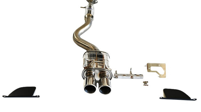 Invidia Q300 Rolled Stainless Steel Tip Catback for the GR Corolla 2023+ — 3