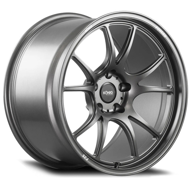 Konig F3S 18x9.5 +25 5X114.3 Satin Charcoal — 2