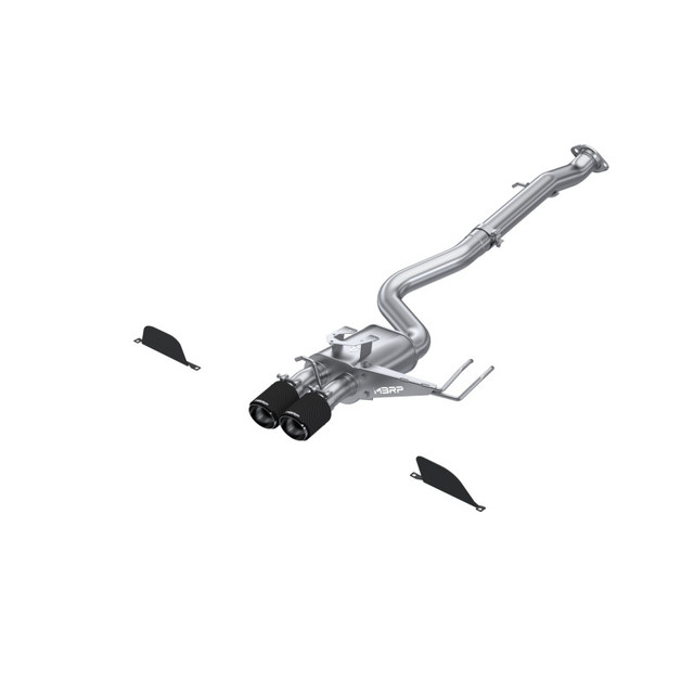 MBRP 3" Dual Center Rear Cat-Back Exhaust for the GR Corolla 2023+ — 2
