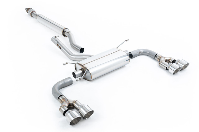 Milltek Quad Outlet Secondary Catback Exhaust for the GR86 2022+