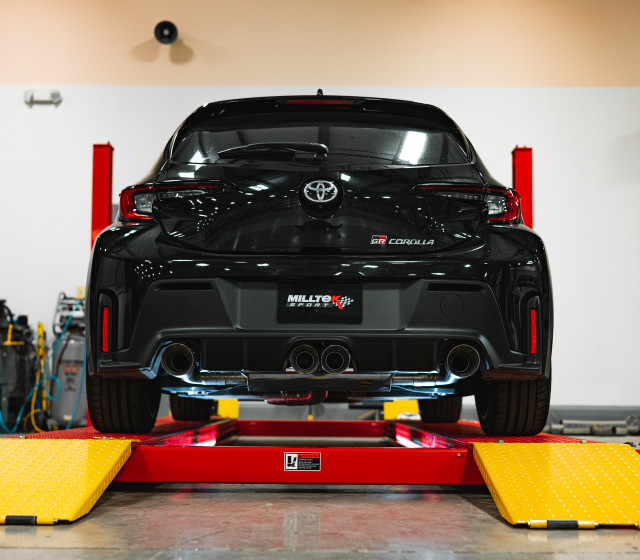 Milltek Sport 3" Resonated Primary Cat-Back System for the GR Corolla 2023+ — 2