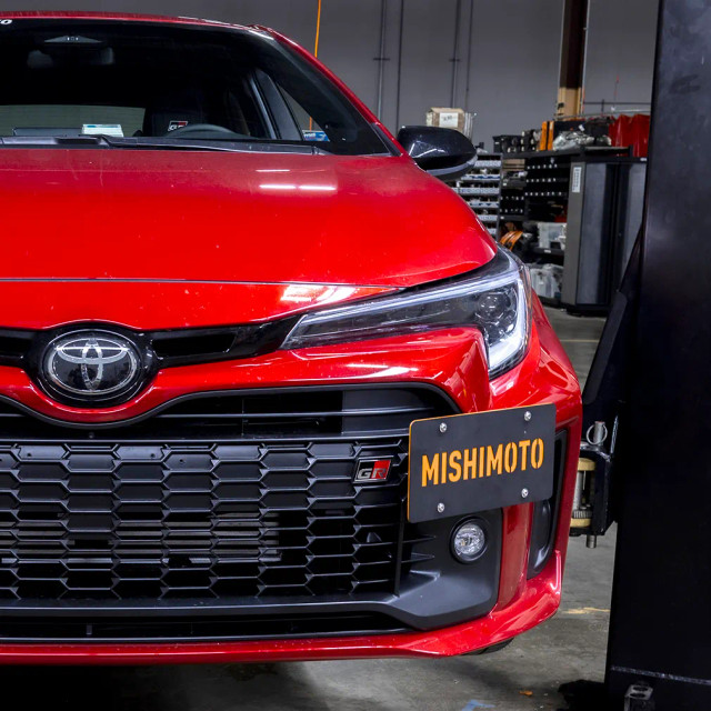 Mishimoto License Plate Relocation Kit for the GR Corolla 2023-2024 — 2