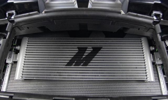 Mishimoto Performance Aluminum Transmission Cooler for the GR Supra 3.0L 2020+ — 3