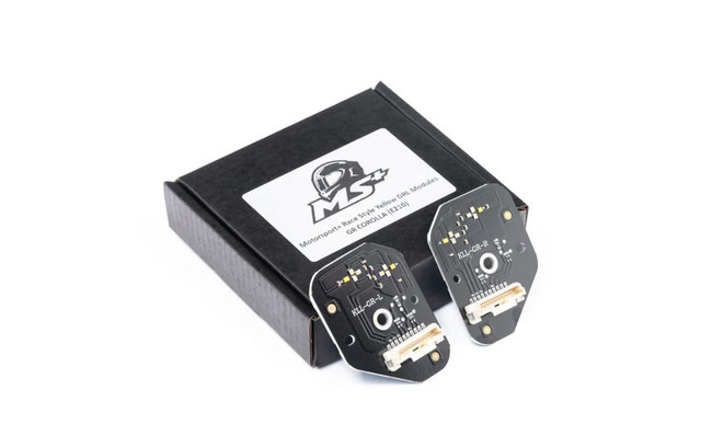Motorsport+ Race Style Yellow DRL LED Module Set for the GR Corolla 2023+ — 2