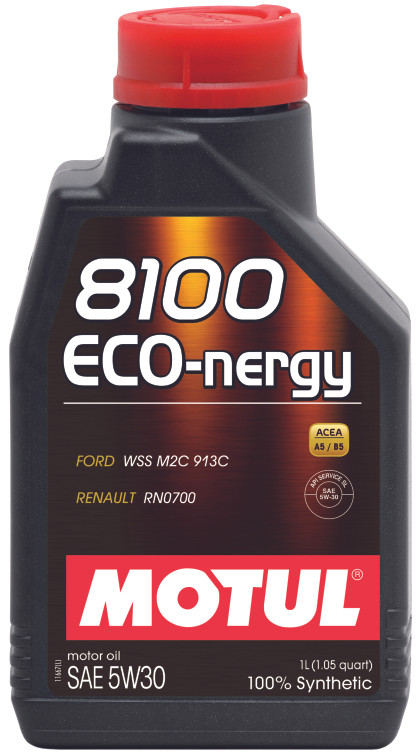MOTUL 8100 5W-30 Eco-Nergy Synthetic Oil (1 Liter)
