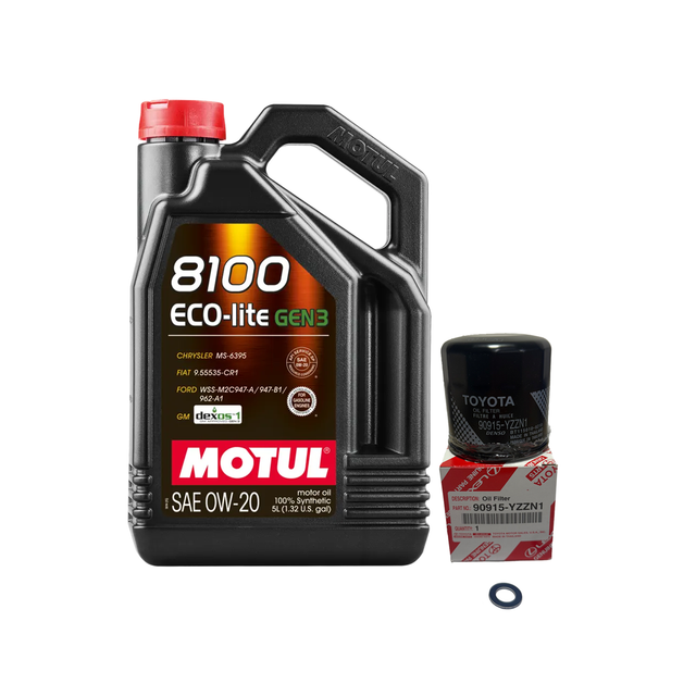 Motul Oil Change Kit w/ 0W-20 Eco-Lite Oil for the GR Corolla 2023+